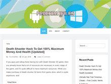 Tablet Screenshot of procheatfiles.com